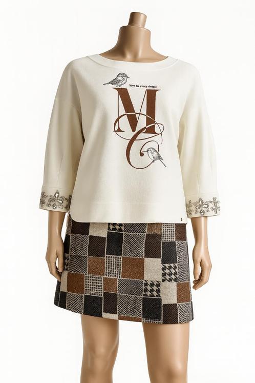 Stijlvolle Marc Cain blouse maat 34/36, Kleding | Dames, Blouses en Tunieken, Zo goed als nieuw, Maat 34 (XS) of kleiner, Overige kleuren