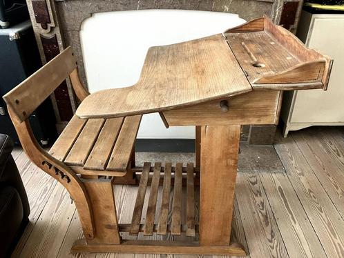 Houten verstelbare lessenaar, Kinderen en Baby's, Kinderstoelen, Gebruikt, Meegroeistoel, Stoelverkleiner, Ophalen