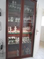 glazen kast, 25 tot 50 cm, 100 tot 150 cm, Modern, Teakhout
