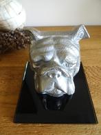 Boxer, Mastiff, hondekop op glas. Weegt 1,880 kg, Ophalen of Verzenden, Zo goed als nieuw, Dier