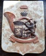 Zeldzaam wapenschild/kazerne van de 2 jagers te voet Charler, Ophalen of Verzenden, Landmacht, Overige typen