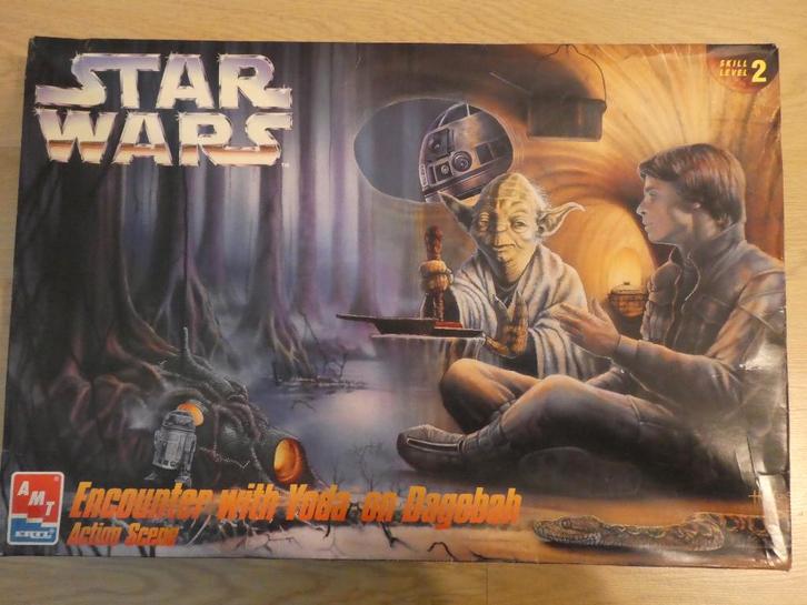 Star Wars Modelbouw Yoda And Luke AMT, Verzamelen, Star Wars, Nieuw, Overige typen, Ophalen of Verzenden