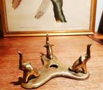 Éléphants en laiton, chandelier, Antiquités & Art, Enlèvement ou Envoi