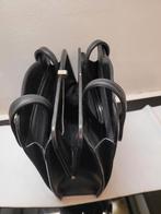 Vintage handtas, handschoenen, sjaaltje, haarnetjes, .., Enlèvement ou Envoi, Noir, Sac à main