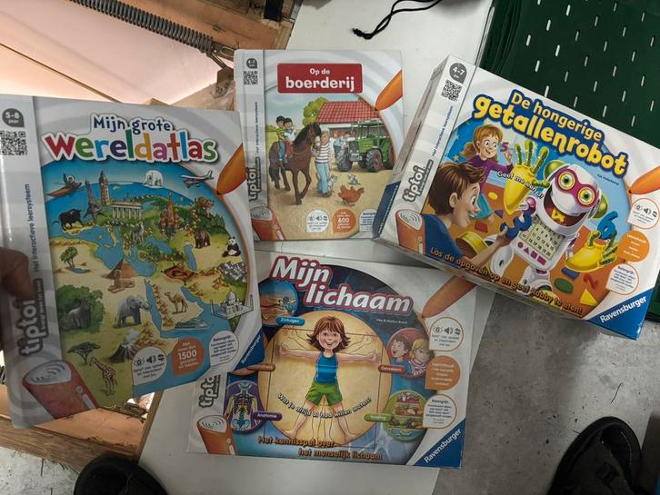 Tip toi twee boeken twee spellen, Hobby en Vrije tijd, Gezelschapsspellen | Overige, Zo goed als nieuw, Ophalen of Verzenden