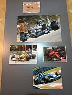Lot de photos autographes authentiques F1, Enlèvement