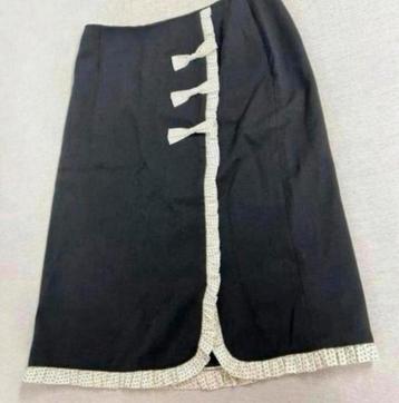 Rachel Riley rok skirt rokje zwart-wit dames 42 L knielengte beschikbaar voor biedingen