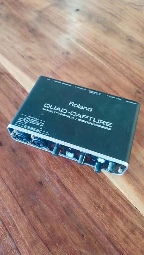 Roland Quad Capture audio interface, Audio, Tv en Foto, Professionele apparaten, Zo goed als nieuw, Audio, Ophalen of Verzenden