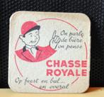 sous bock double face chasse royale jockey(sb 36), Verzamelen, Biermerken, Ophalen of Verzenden, Zo goed als nieuw, Viltje(s)