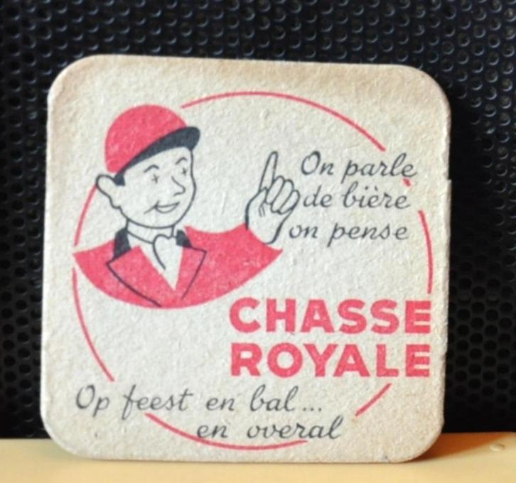 sous bock double face chasse royale jockey(sb 36), Collections, Marques de bière, Comme neuf, Sous-bock, Autres marques, Enlèvement ou Envoi