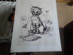 Katje / afdruk zwart/wit, Antiek en Kunst, Ophalen of Verzenden