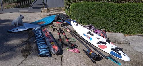 planche à voile complète, Watersport en Boten, Windsurfen, Zo goed als nieuw, Complete set, 250 tot 300 cm, Met draagtas, 5 tot 7 m²