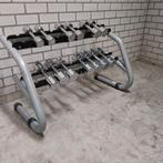 Technogym chroom dumbells + Technogym dumbells rack, Sport en Fitness, Ophalen, Zo goed als nieuw