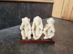 3 singes de la sagesse, Collections, Statues & Figurines, Comme neuf, Enlèvement ou Envoi