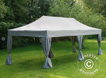 Gazebo 4m x 8m te huur + gratis levering en montage incl. beschikbaar voor biedingen