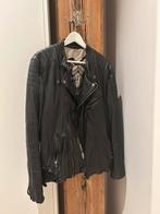 Lederen heren jacket, Kleding | Dames, Jasjes, Kostuums en Pakken, Ophalen, Zo goed als nieuw, Zwart