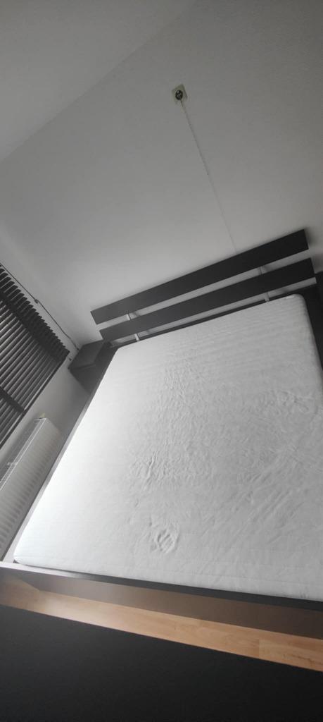 Ikea bed 180 cm breed goede staat, Huis en Inrichting, Slaapkamer | Bedden, Gebruikt, Tweepersoons, 180 cm, 200 cm, Ophalen