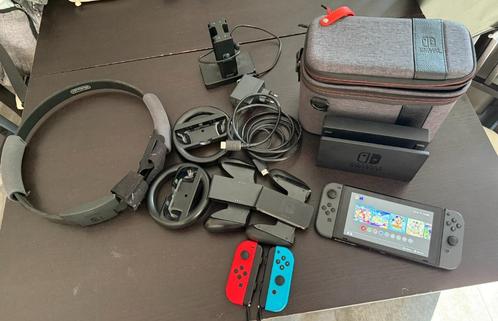 Nintendo Switch + Accessoires, Games en Spelcomputers, Spelcomputers | Nintendo Switch, Zo goed als nieuw, Switch 2019 Upgrade