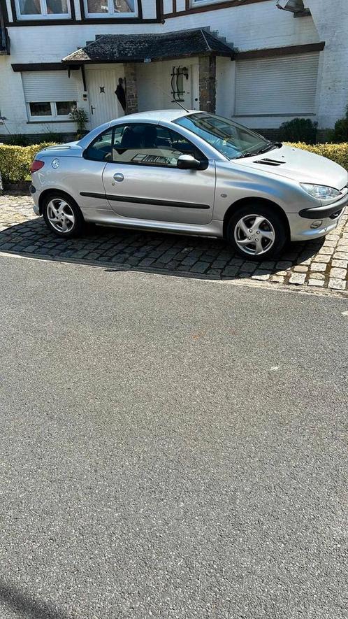 Peugeot 206 cabrio 2005, Auto's, Peugeot, Particulier, Airconditioning, Benzine, Cabriolet, 2 deurs, Zilver of Grijs, Ophalen
