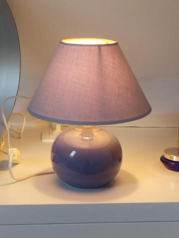 Lampe bleue en céramique - Made in Italy