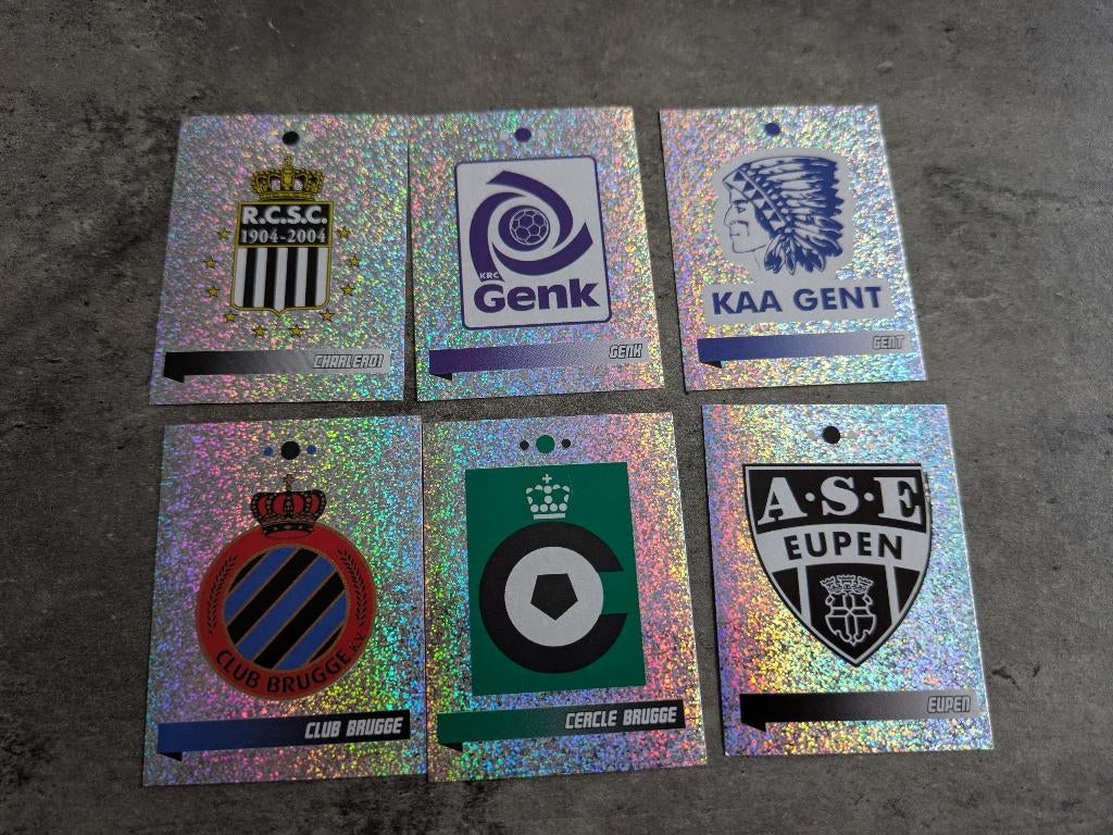 PANINI FOOTBALL 2011  6x emblemen/badges voetbal zeldzaam, Hobby en Vrije tijd, Stickers en Plaatjes, Nieuw, Verzenden