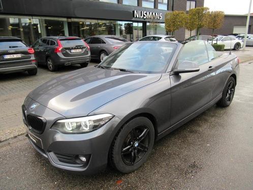 BMW 218 dA Cabrio-Automatique-Cuir-Harman/Kardon-Navi-Airco, Autos, BMW, Entreprise, Achat, Série 2, ABS, Phares directionnels