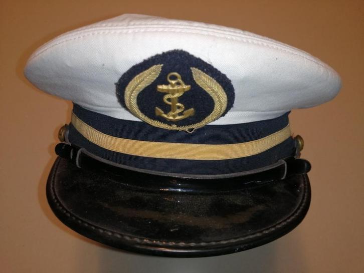 FRANCE - KEPI OFFICIER DE MARINE, Verzamelen, Militaria | Algemeen, Marine, Helm of Baret, Ophalen of Verzenden
