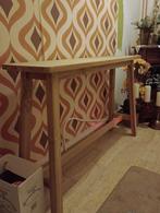 Console, serveermeubilair, bijzettafel, massief hout, Huis en Inrichting, Ophalen, Zo goed als nieuw, 75 cm of meer, 60 cm of meer