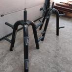 Technogym black Olympische Gewichten schijven opberg rack, Sport en Fitness, Fitnessmaterialen, Ophalen, Zo goed als nieuw