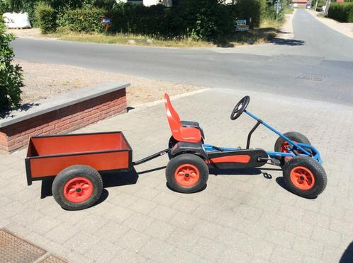 Berg skelter gocart met kar, Kinderen en Baby's, Speelgoed | Buiten | Skelters, Zo goed als nieuw, Berg, Met kar of aanhanger