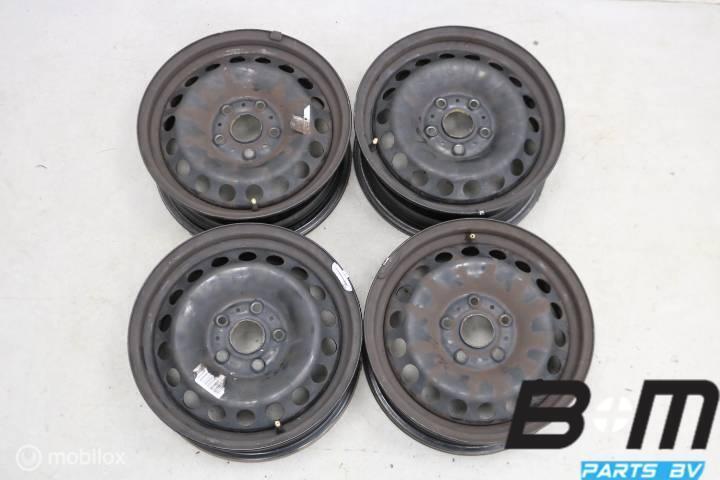 Originele 15 inch stalen velgen Golf 7 5Q0601027BA, Auto-onderdelen, Banden en Velgen, Velg(en), Gebruikt