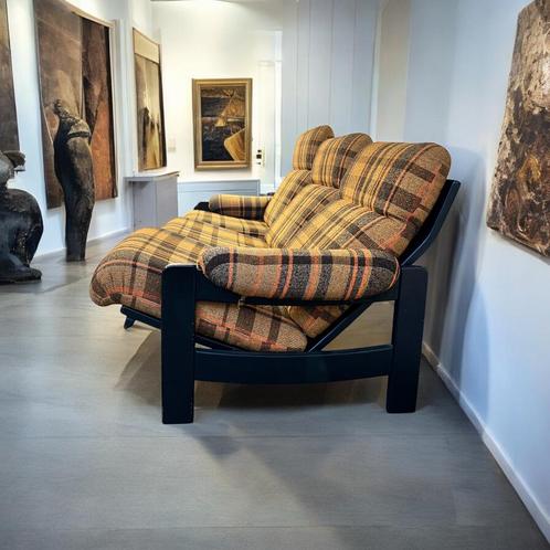 Vintage sling zetel seventies / canapé / sofa, Antiek en Kunst, Antiek | Meubels | Stoelen en Sofa's, Ophalen of Verzenden