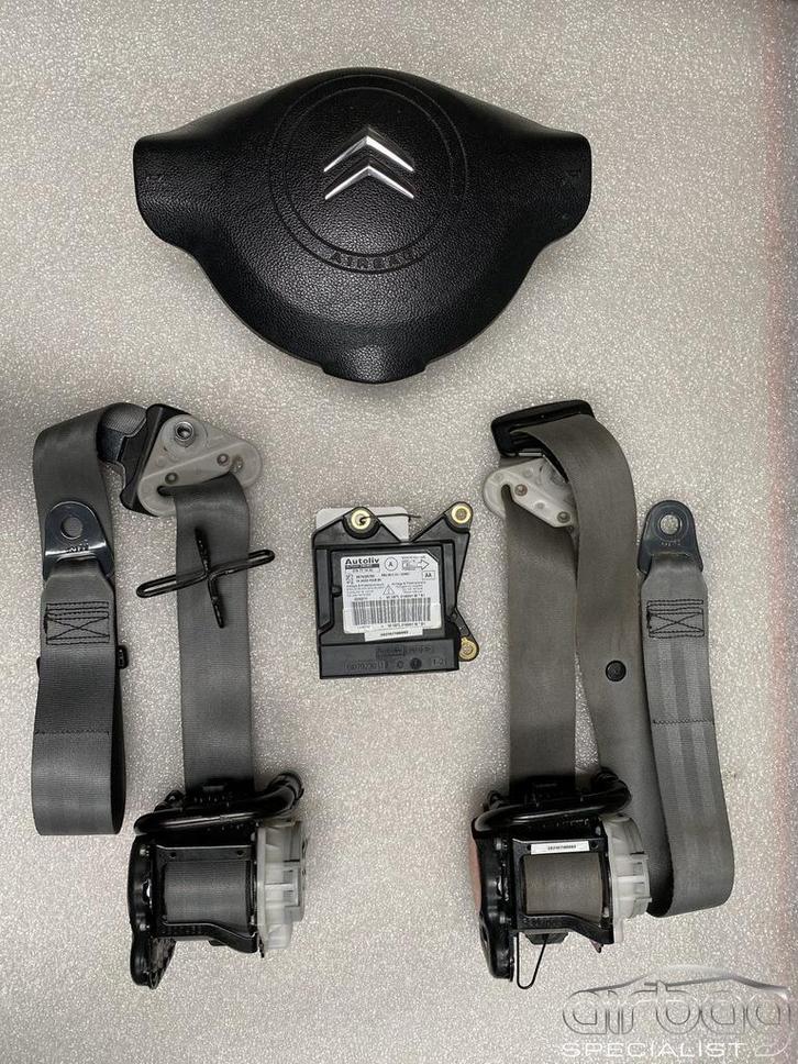 Airbag set gordel set Citroen Berlingo model 2008-2018 96809, Auto-onderdelen, Dashboard en Schakelaars, Citroën, Gebruikt, Ophalen of Verzenden