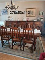 Eetkamer tafel 6 stoelen en barkast, Enlèvement