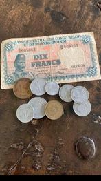 Monnaies et billets Congo Belge 1947 - 1958, Antiquités & Art, Enlèvement ou Envoi