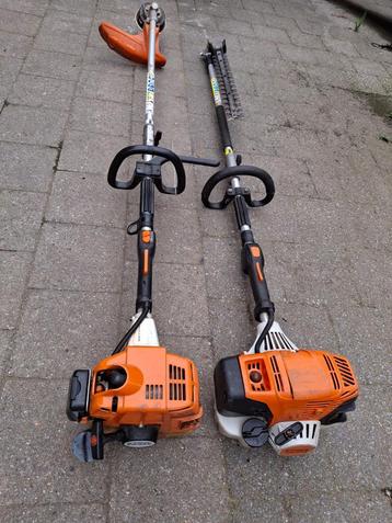 Stihl KM multi set met bosmaaier en haagschaar langnek beschikbaar voor biedingen