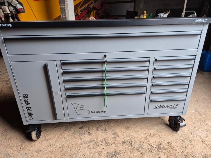 Professionele Jungwille Black Edition Gereedschapskar – 495-, Doe-het-zelf en Bouw, Gereedschapskisten, Ophalen of Verzenden