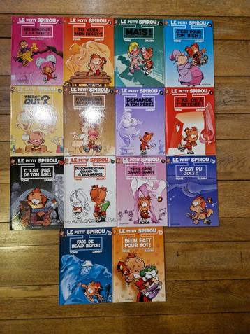 Lot de 14 bd le petit spirou 1 à 14,REED/EO  disponible aux enchères