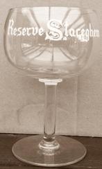 bier brouwerij glas Staceghem reserve Harelbeke op voet, Verzamelen, Ophalen of Verzenden