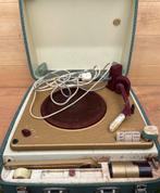 Vintage platenspeler in koffer, Ophalen, Zo goed als nieuw, Platenspeler