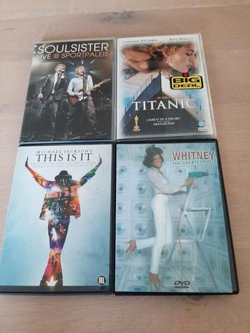 Set van 4 muziek DVDs