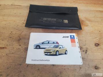 Peugeot 206 hatchback / sw handleiding instructieboekje €20 disponible aux enchères