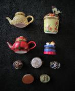 9 antieke pillendoosjes, Antiek en Kunst, Verzenden