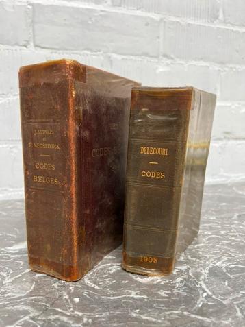 Les codes Belges 1913 - Codes Belges 1908 beschikbaar voor biedingen