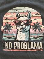 T-shirt 'No Problama' maat M, Ophalen of Verzenden, Zo goed als nieuw, Maat 48/50 (M)