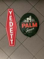 2 emaille borden Palm en Vedett, Verzamelen, Biermerken, Ophalen of Verzenden, Zo goed als nieuw, Duvel