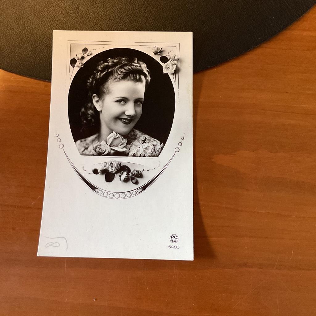 1 oude foto, prachtig in oude fotokader, Enlèvement ou Envoi, Photo