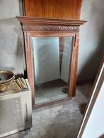 Klassieke spiegel hout, 75 tot 100 cm, 100 tot 150 cm, Gebruikt, Rechthoekig
