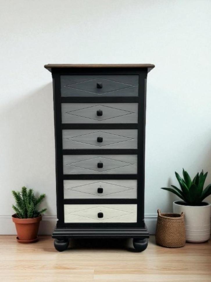 kast met 6 schuiven, Huis en Inrichting, Kasten | Kleerkasten, Zo goed als nieuw, Eikenhout, Ophalen