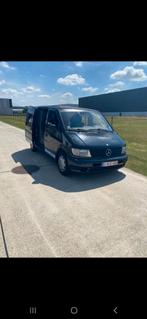 Mercedes-Benz Vito. 2.2 disel met rozefomolier 287.000dkm, Auto's, Mercedes-Benz, Achterwielaandrijving, Zwart, Zwart, Leder